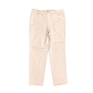 Style & Co Tummy Control Slim Leg Women's size 16 Light Wash Pink Denim Jeans